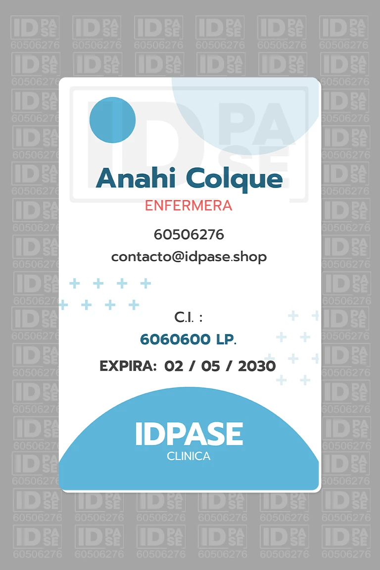 Credenciales PVC Personalizadas para Clínicas de Alto Nivel